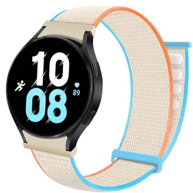 Nylon Armband No-Gap Samsung Galaxy Watch 5 (44mm) - Cream