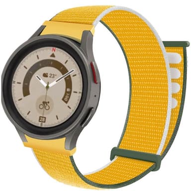 Nylon Armband No-Gap Samsung Galaxy Watch 5 Pro (45mm) - Sunflower