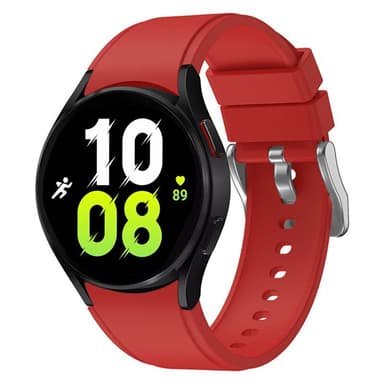 Silikon Armband No-Gap Samsung Galaxy Watch 5 (44mm) - Röd