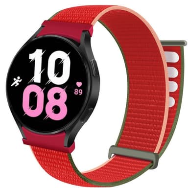 Nylon Armband No-Gap Samsung Galaxy Watch 5 (40mm) - Strawberry