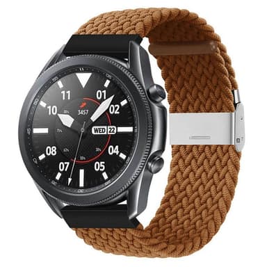 Flätat Elastiskt Armband Samsung Galaxy Watch 3 (41mm) - Brun