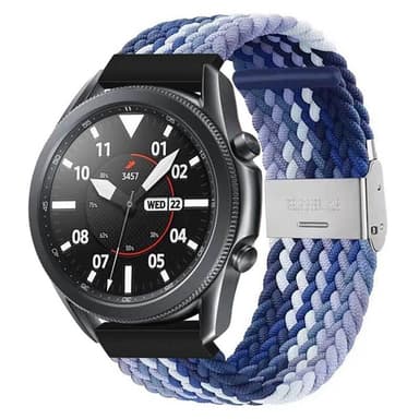 Flätat Elastiskt Armband Samsung Galaxy Watch 3 (41mm) - Gradient blu