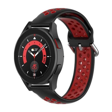 EBN Sport Armband Samsung Galaxy Watch 5 Pro 45mm - Svart/röd