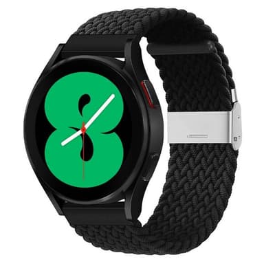 Flätat Elastiskt Armband Samsung Galaxy Watch 4 (40mm) - Svart