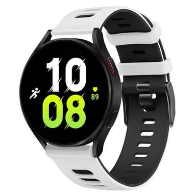 Twin Sport Armband Samsung Galaxy Watch 5 (40mm) - Vit/svart