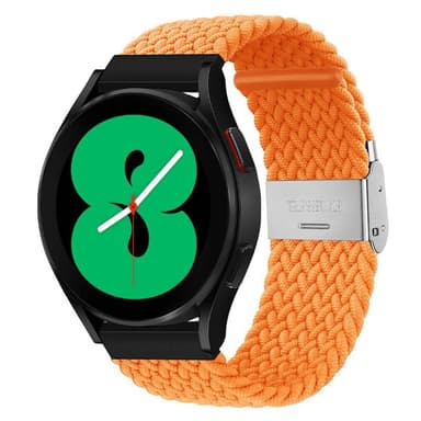 Flätat Elastiskt Armband Samsung Galaxy Watch 4 (44mm) - Orange
