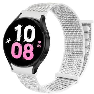 Nylon Armband No-Gap Samsung Galaxy Watch 5 (40mm) - Summit White