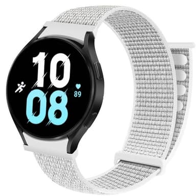 Nylon Armband No-Gap Samsung Galaxy Watch 5 (44mm) - Summit White