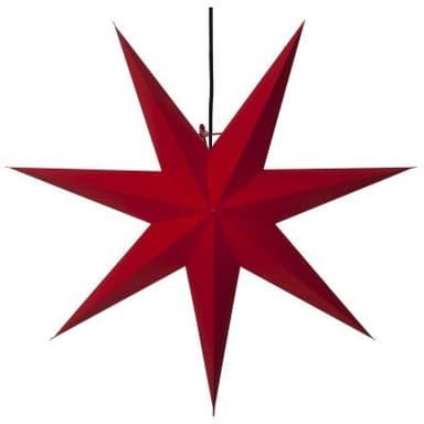 Julstjärna ozen - 100 cm - röd - star trading