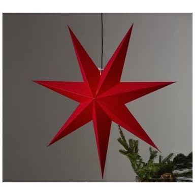 Julstjärna ozen - 100 cm - röd - star trading