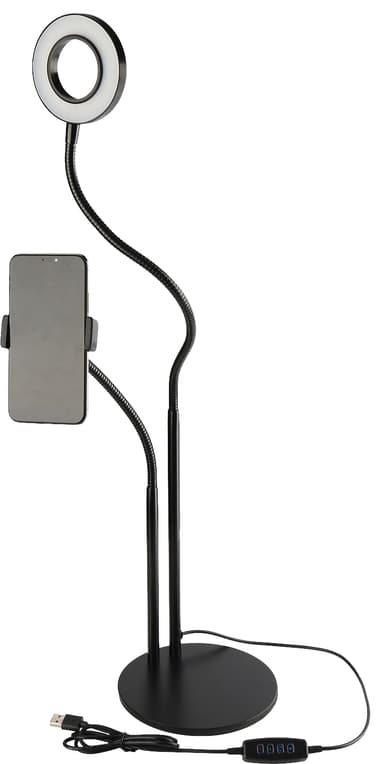 Picture Me 2-i-1 LED-selfiering på stativ