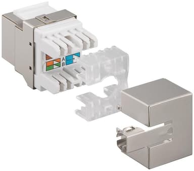 Goobay Keystone-modul RJ45 CAT 6, STP, 250 MHz