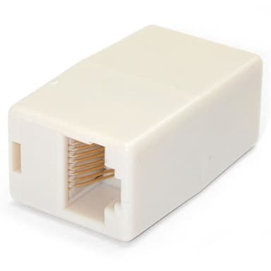 StarTech.com Cat5E RJ45 modulär Inline-kopplare, RJ-45, RJ-45, Beige