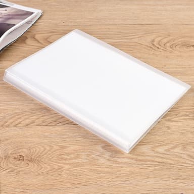 Fotoalbum med 80 fickor Transparent 7 inch