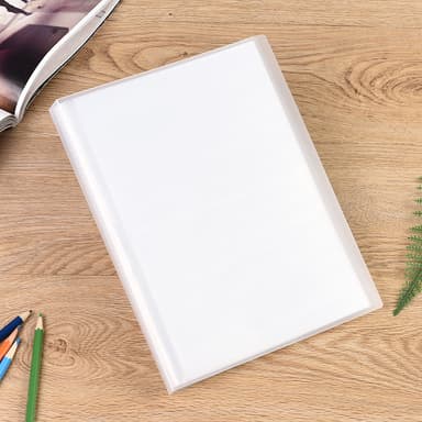 Fotoalbum med 80 fickor Transparent 7 inch