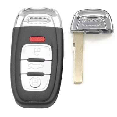 Nyckelskal kompatibelt med Audi A4L/A6L/Q5 Svart