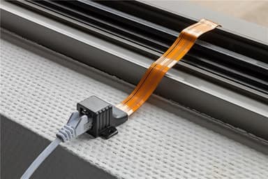 RJ45 LAN fönstergenomföring ultra-slim 0,25 m