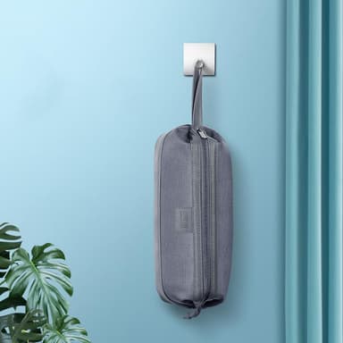 Stor förvaringsväska för Dyson-hårtorktillbehör Mörkgrå