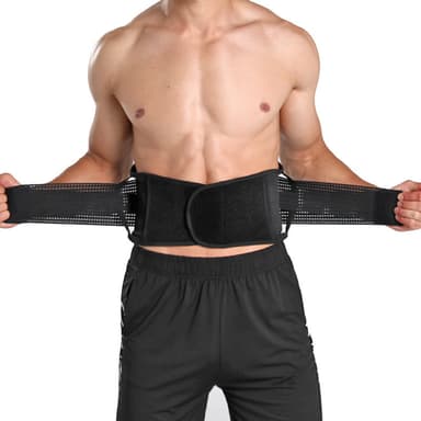 Ryggstödsbälte / Waist trainer Svart L