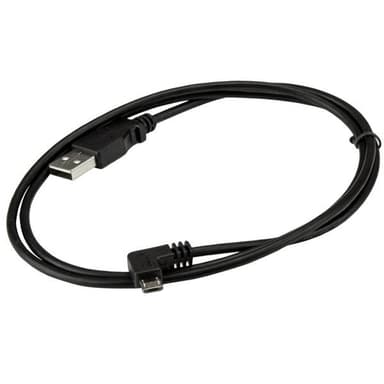 StarTech.com Micro USB-kabel för laddning och synkning M/M - Högervink