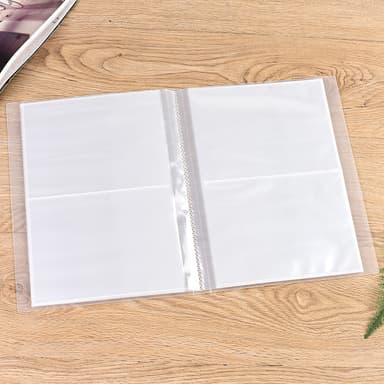 Fotoalbum med 80 fickor Transparent 6 inch