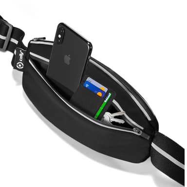 Celly Sportbälte/telefonficka max 6,9"" Svart