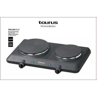 TAURUS Dubbel kokplatta 2250W
