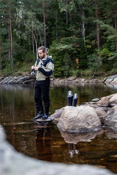 Orrefors Hunting, Termos 1 Liter, Svart