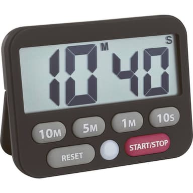 TFA Dostmann 38.2038.01 Timer Svart digital