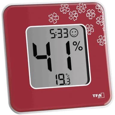 TFA Dostmann Style Termo-/Hygrometer Röd