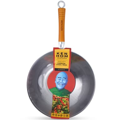 Wok Classic Carbon Ken Hom Ø 32 cm Kolstål