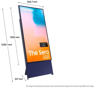 Samsung 43" The Sero LS05B 4K QLED Smart TV (2022)
