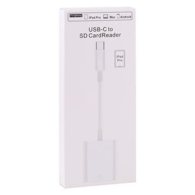 Minneskortsläsare för SD-kort - USB-C