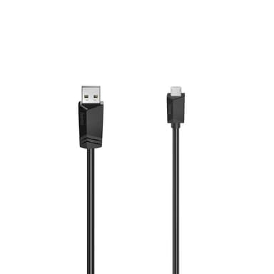 HAMA Kabel Micro-USB 2.0 480 Mbit/s 1,5m Svart