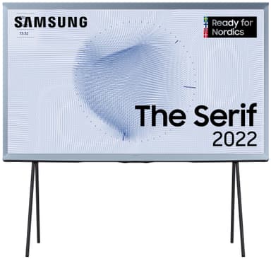 Samsung 43" The Serif LS01B 4K QLED Smart TV (2022/blå)