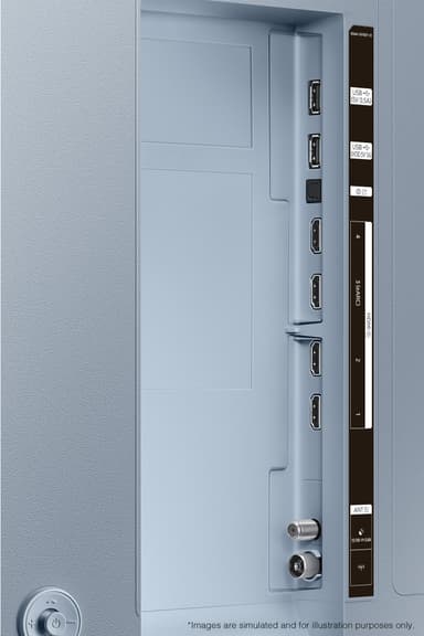 Samsung 43" The Serif LS01B 4K QLED Smart TV (2022/blå)