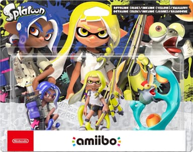 Nintendo Amiibo-karaktär-Splatoon 3-Octoling, Inkling och Smallfry