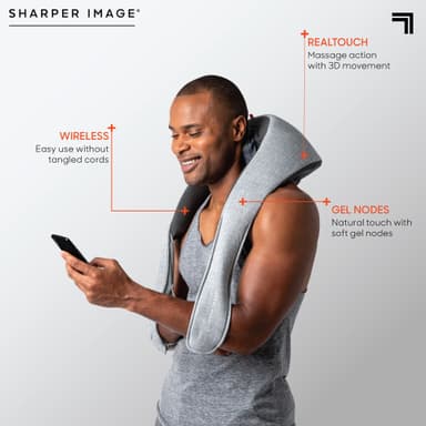 Sharper Image Shiatsu nack- och ryggmassageapparat med värme P000287