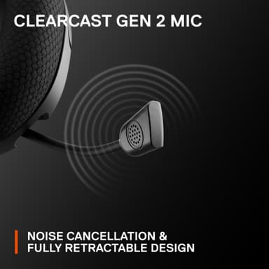 SteelSeries Arctis Nova 1 gamingheadset (svart)