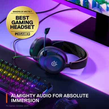 SteelSeries Arctis Nova 1 gamingheadset (svart)