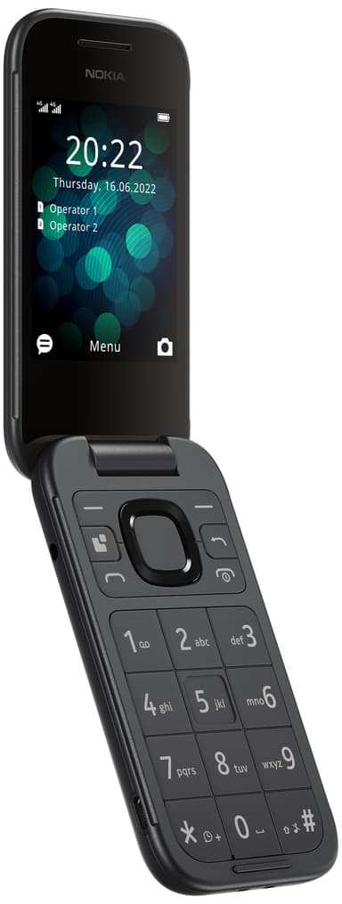Nokia 2660 flipptelefon (svart)