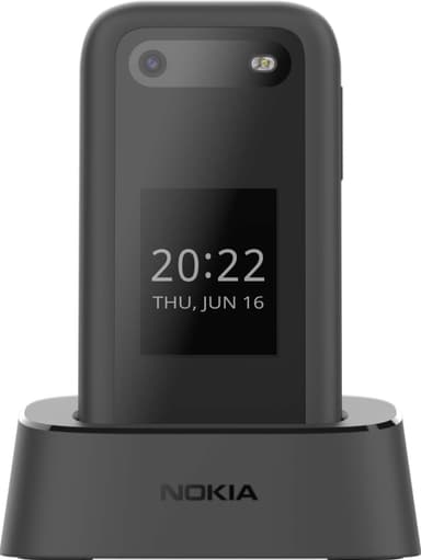 Nokia 2660 flipptelefon (svart)