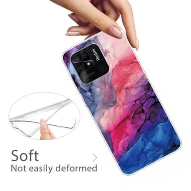 SKALO Xiaomi Redmi 10C Marmor TPU-skal - Motiv 3