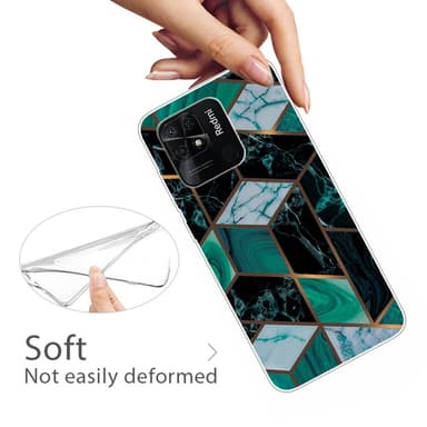 SKALO Xiaomi Redmi 10C Marmor TPU-skal - Motiv 10