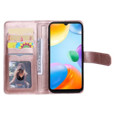 SKALO Xiaomi Redmi 10C 10-FACK Plånboksfodral - Roséguld