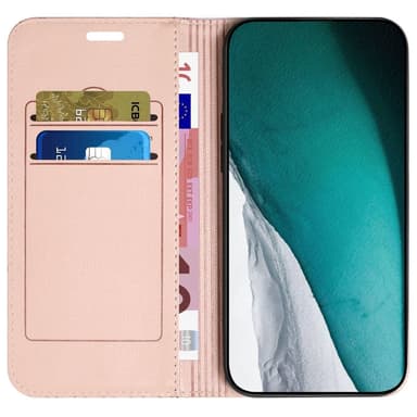 SKALO Xiaomi Redmi 10C Romb Litchi Plånbok - Roséguld
