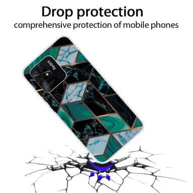 SKALO Xiaomi Redmi 10C Marmor TPU-skal - Motiv 10
