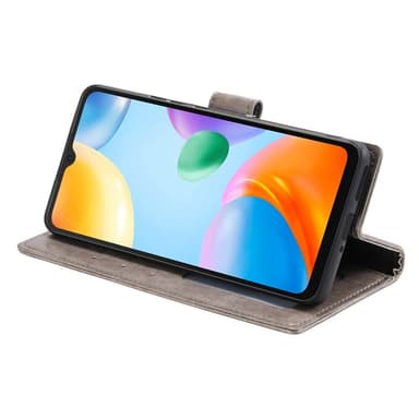 SKALO Xiaomi Redmi 10C Mandala Plånboksfodral - Grå