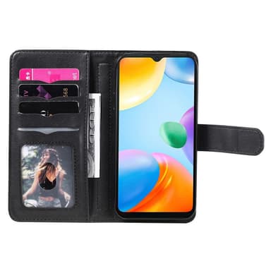 SKALO Xiaomi Redmi 10C 10-FACK Plånboksfodral - Svart