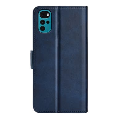 SKALO Motorola Moto G22 Premium Plånboksfodral - Blå